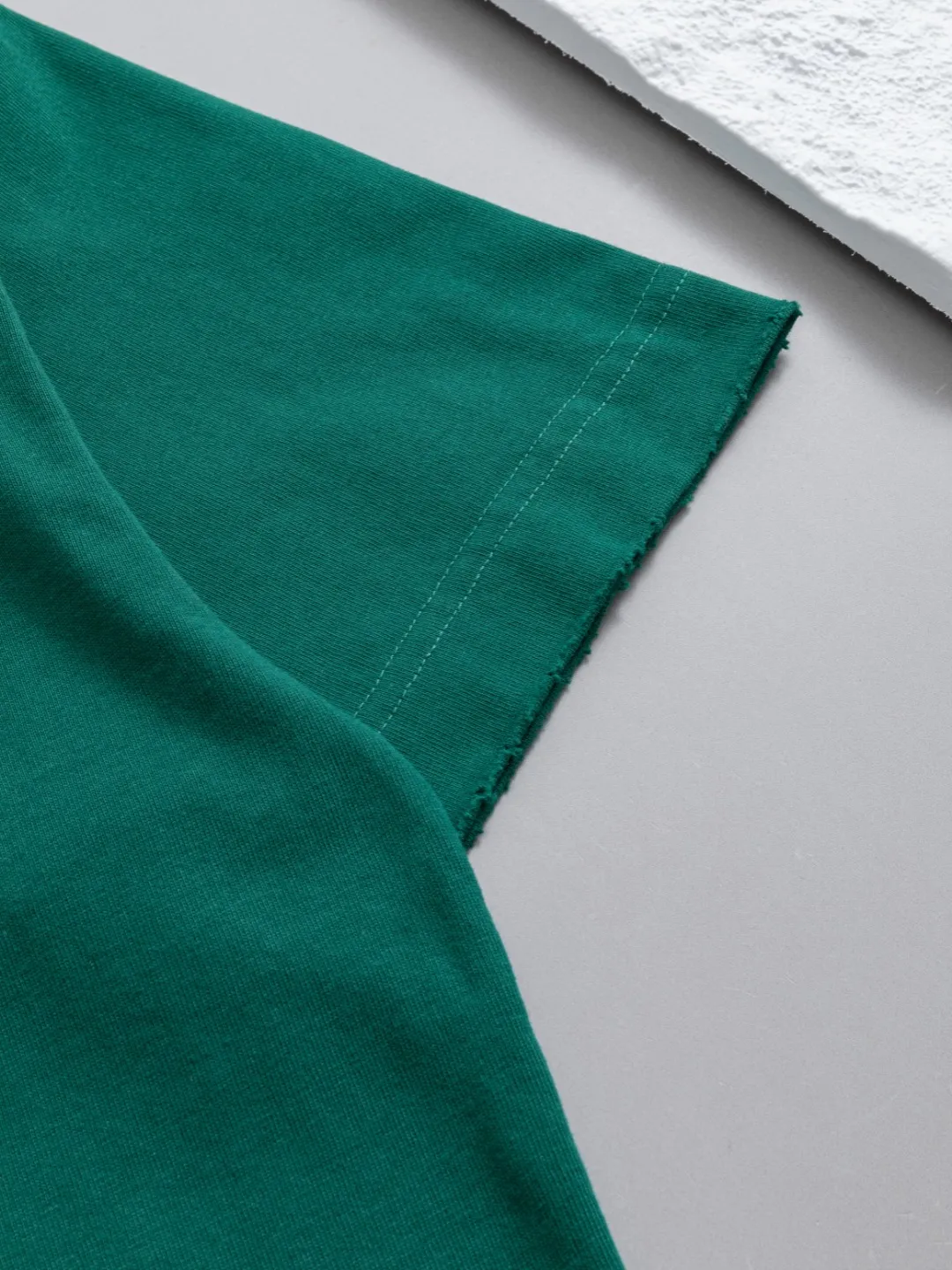 P100✨🔥 [BALENCIAGA] 2026FW short-sleeved T-shirt Premium 26s double yarn 300g fabric embroidery fraying process Color: Black White Green Size: S M L XL 2XL